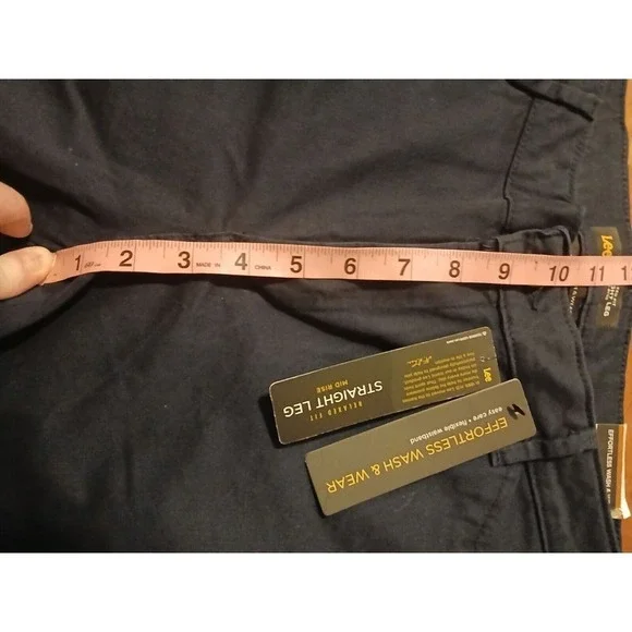 Lee L129806 Womens Navy Relaxed‎ Fit Original All Day Jeans Size 10 L NWT #154C - Picture 7 of 16
